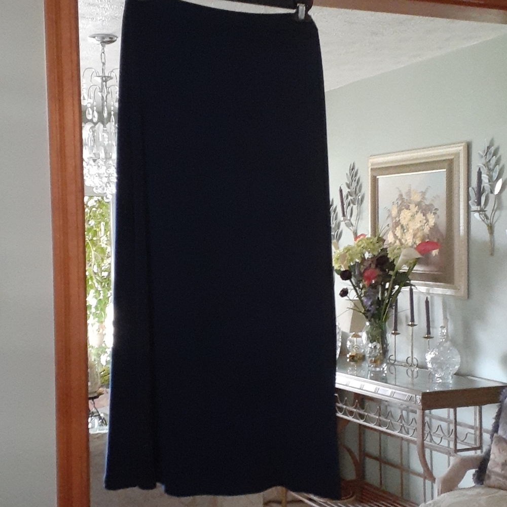 Navy blue maxi skirt